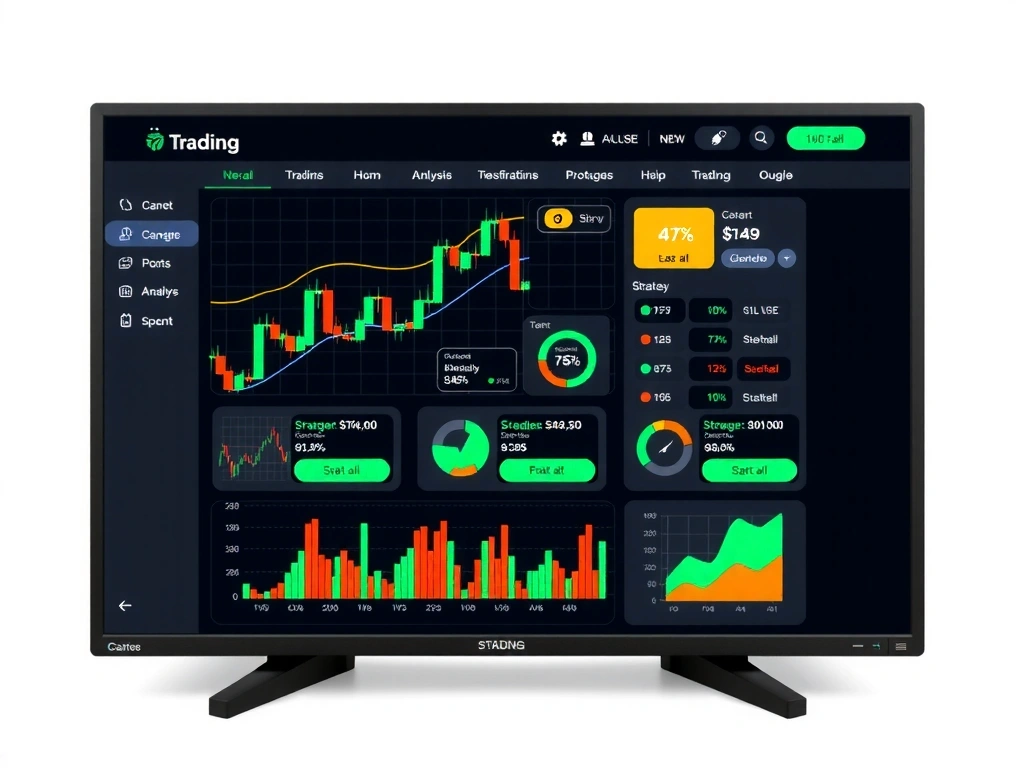 Panel de estrategias financieras y análisis técnico